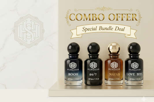 ROOH, 24/7, NAYAB & LOVE BITE premium quality perfumes 50ml